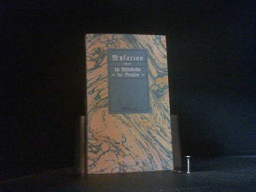 9783615000320: Musarion oder die Philosophie der Grazien: Ein Gedicht in drey Bchern (Livre en allemand)