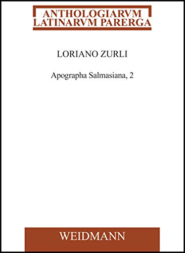 Beispielbild fr Apographa Salmasiana, 2. zum Verkauf von SKULIMA Wiss. Versandbuchhandlung