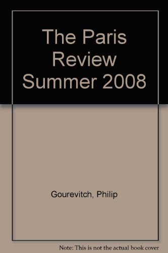Stock image for Paris Review Summer 2008 for sale by SecondSale
