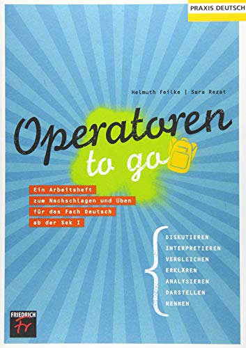 Imagen de archivo de Operatoren to go a la venta por Blackwell's