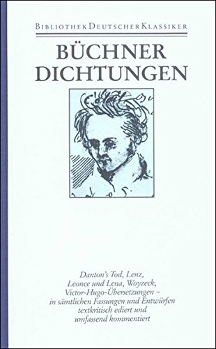 Dichtungen. Sämtliche Werke, Briefe und Dokumente in zwei Bänden, Band 1. - Georg Büchner