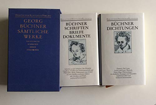 Sämtliche Werke, Briefe und Dokumente (komplett): Werke in zwei Bänden - Büchner, Georg, Henri Poschmann und Rosemarie Poschmann