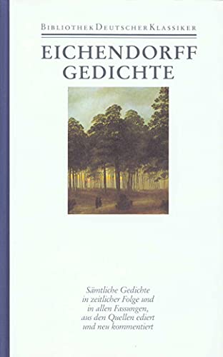 Werke, 6 Bde., Ln, Bd.1, Gedichte; Versepen (9783618601104) by Eichendorff, Joseph Von; FrÃ¼hwald, Wolfgang; Schillbach, Brigitte; Schultz, Hartwig