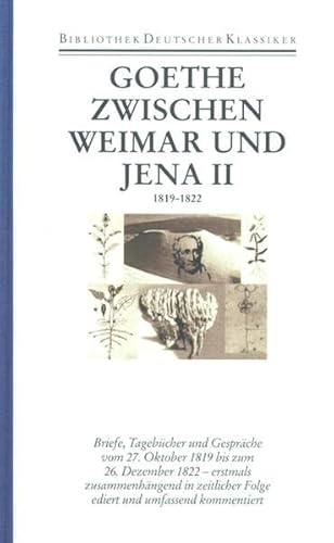 Zwischen Weimar und Jena. Einsam-tÃ¤tiges Alter 2 (9783618605607) by Unknown Author