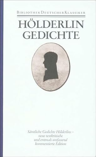 Sämtliche Werke und Briefe. Gedichte. - Hölderlin, Friedrich