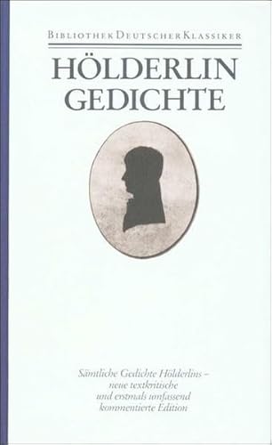 Stock image for Smtliche Werke und Briefe Band 1: Gedichte (Bibliothek deutscher Klassiker). for sale by ACADEMIA Antiquariat an der Universitt