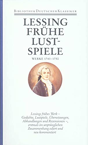 Gotthold Ephraim Lessing: Werke 1743 - 1750 (Lessing frühe Lustspiele). - Lessing, Gotthold Ephraim; Stenzel, Jürgen