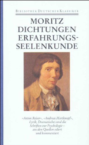Werke. (9783618618539) by Moritz, Karl Philipp; Hollmer, Heide; Meier, Albert.
