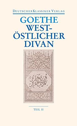 Stock image for West-stlicher Divan for sale by Blackwell's