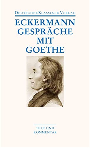 Beispielbild fr Gesprche mit Goethe zum Verkauf von Blackwell's