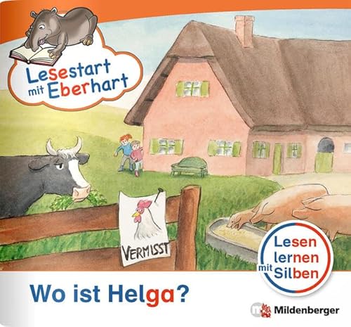 Beispielbild fr Lesestart mit Eberhart - Wo ist Helga?: Lesen lernen mit Silben - Themenhefte fr Erstleser - Lesestufe 2 zum Verkauf von medimops