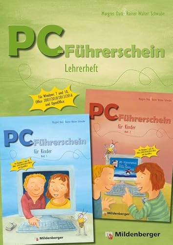 9783619119028: PC-Fhrerschein fr Kinder - Lehrerheft Klasse 1 - 4: fr Windows 7 und Windows 10, Office 2007, 2010, 2013, 2016, OpenOffice