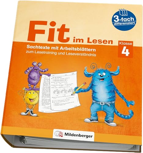 Stock image for Fit im Lesen - Sachtexte, Klasse 4: Sachtexte mit Arbeitsblttern zum Lesetraining und Leseverstndnis for sale by Revaluation Books