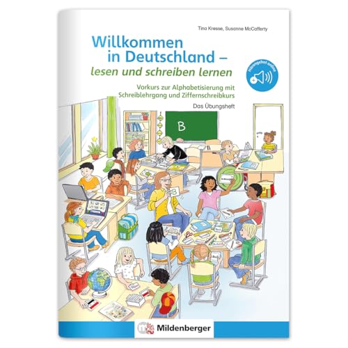 Beispielbild fr Willkommen in Deutschland - lesen und schreiben lernen: Vorkurs zur Alphabetisierung mit Schreiblehrgang und Ziffernschreibkurs zum Verkauf von WorldofBooks