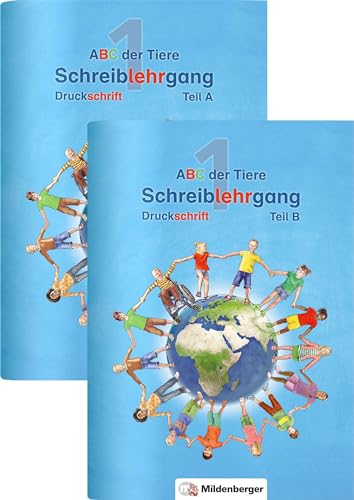 Beispielbild fr ABC der Tiere 1 - Schreiblehrgang Druckschrift, Teil A und B Neubearbeitung (ABC der Tiere - Neubearbeitung) zum Verkauf von medimops