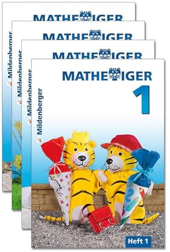 9783619155200: Mathetiger 1 Jahreszeiten-Hefte, Klasse 1: 4 Hefte