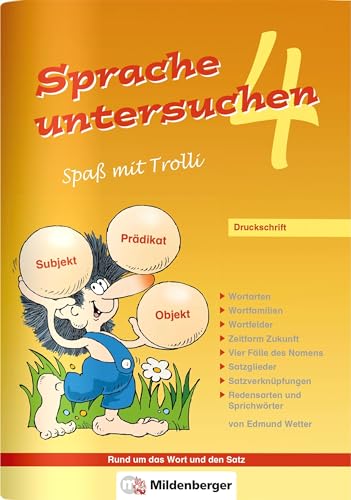 Beispielbild fr Sprache untersuchen-Spa mit Trolli 4: Druckschrift zum Verkauf von medimops