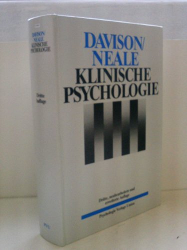 Klinische Psychologie Von Davison Neale Abebooks
