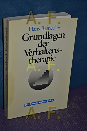 Beispielbild fr Grundlagen der Verhaltenstherapie zum Verkauf von Bernhard Kiewel Rare Books