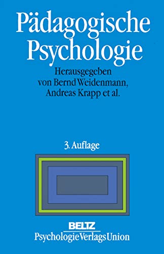 Imagen de archivo de Pdagogische Psychologie. Ein Lehrbuch a la venta por medimops