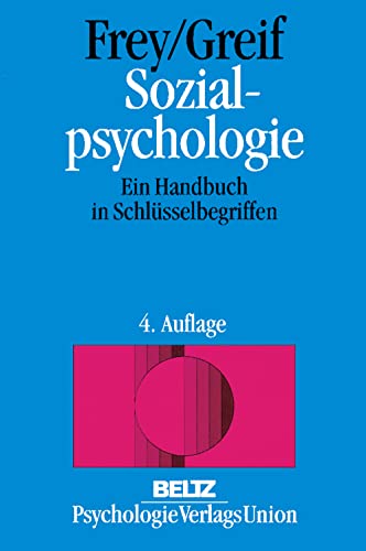 Stock image for Sozialpsychologie: Ein Handbuch in Schlsselbegriffen for sale by medimops