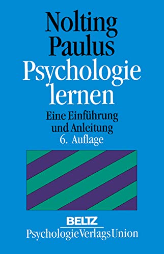 Imagen de archivo de Psychologie lernen. Eine Einfhrung und Anleitung a la venta por medimops