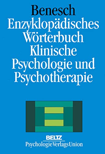 Beispielbild fr Enzyklopdisches Wrterbuch Klinische Psychologie und Psychotherapie zum Verkauf von medimops