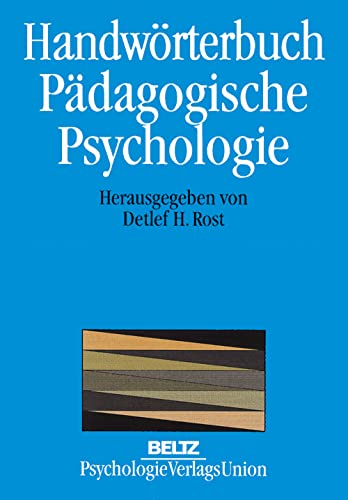Imagen de archivo de Handwrterbuch Pdagogische Psychologie. Studienausgabe a la venta por medimops