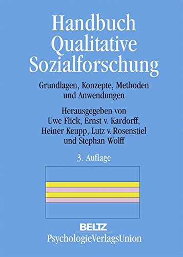 9783621280747: Handbuch Qualitative Sozialforschung: Grundlagen, Konzepte, Methoden und Anwendungen