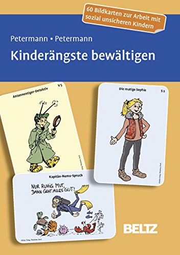 Beispielbild fr Kinderngste bewltigen: 60 Bildkarten zur Arbeit mit sozial unsicheren Kindern. Mit 16-seitigem Booklet zum Verkauf von medimops