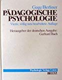 Beispielbild fr Pdagogische Psychologie zum Verkauf von Gerald Wollermann