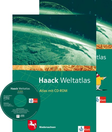 Beispielbild fr Haack Weltatlas. Ausgabe Niedersachsen Sekundarstufe I: Atlas mit CD-ROM und Arbeitsheft Kartenlesen Klasse 5-10 zum Verkauf von Studibuch