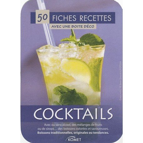 Stock image for Cocktails : 50 fiches recettes avec une bote dco for sale by medimops