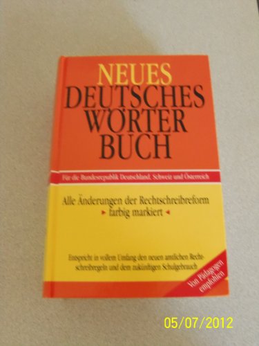 Beispielbild fr Neues deutsches W rterbuch Friedemann Bedürftig (Redaktion) zum Verkauf von tomsshop.eu