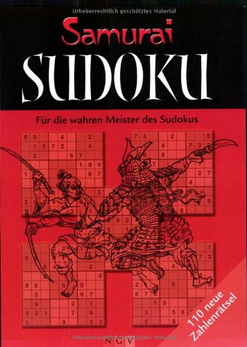 Samurai Sudoku. Für die wahren Meister des Sudokus