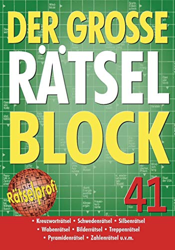 Imagen de archivo de Der groe Rtselblock 41 a la venta por Blackwell's