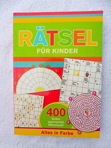 9783625173335: Rtsel fr Kinder: 400 Seiten spannender Rtselspa - Alles in Farbe