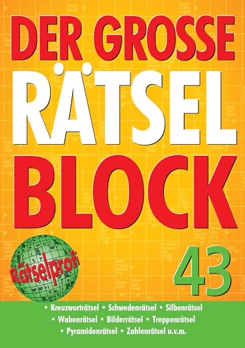 Stock image for Der groe Rtselblock 43 for sale by Blackwell's