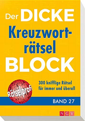 Beispielbild fr Der dicke Kreuzworträtsel-Block Band 27 zum Verkauf von WorldofBooks