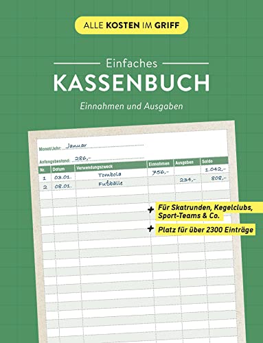 Imagen de archivo de Einfaches Kassenbuch | Einnahmen und Ausgaben a la venta por Blackwell's