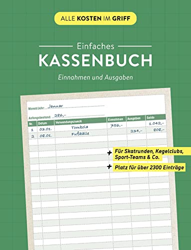 Stock image for Einfaches Kassenbuch | Einnahmen und Ausgaben for sale by Blackwell's