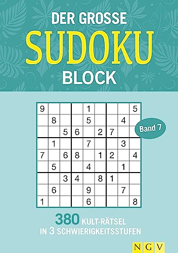9783625194644: Der groe Sudoku-Block Band 7: 380 Kult-Rtsel in 3 Schwierigkeitsstufen