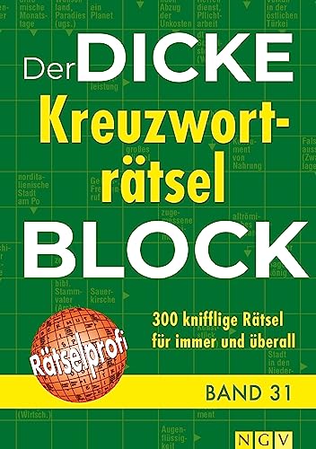 Stock image for Der dicke Kreuzwortrtsel-Block Band 31 for sale by Blackwell's