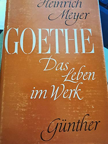 9783627102388: Goethe. Das Leben im Werk