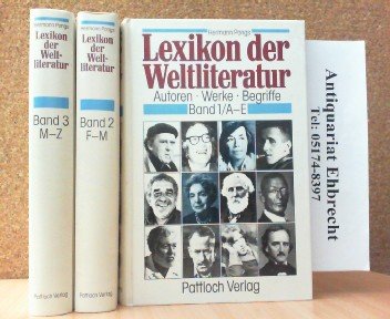 Beispielbild fr Lexikon der Weltliteratur. Autoren - Werke - Begriffe: 3 Bde. zum Verkauf von medimops