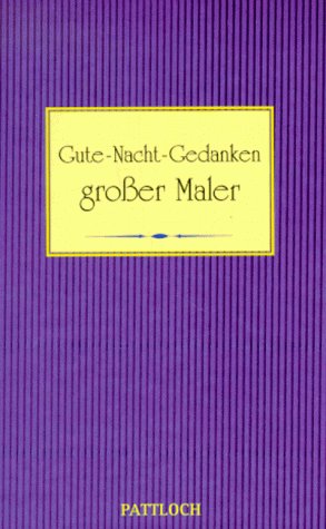 9783629007193: Gute-Nacht-Gedanken grosser Maler