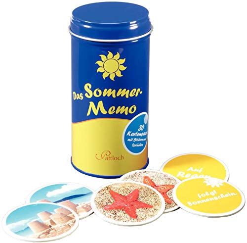 Das Sommer-Memo: 30 Karten-Paare mit Bildern und Sprüchen