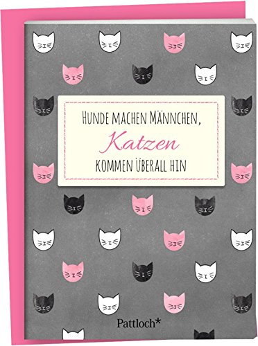 Stock image for Hunde machen Mnnchen, Katzen kommen berallhin: Spruch-Heftchen mit Umschlag for sale by medimops