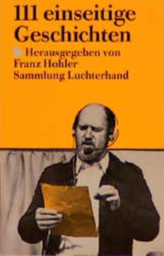 Beispielbild fr 111 einseitige Geschichten. SL 458 zum Verkauf von Hylaila - Online-Antiquariat