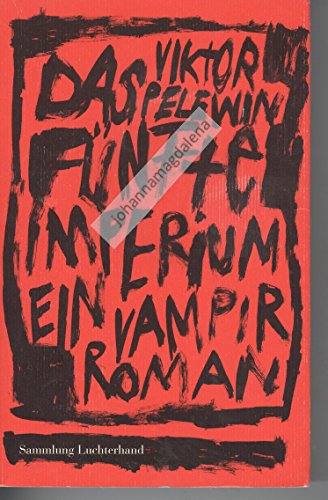 Beispielbild fr Das fnfte Imperium: Ein Vampirroman zum Verkauf von Bildungsbuch